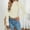 Beige, variant on JJHGVB Thermal Sweater for Women Long Sleeve Sweaters for Women Fitted Shirts for Women Winter Tops Womens Top Women Sweaters Fall Sweaters Beige L