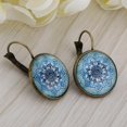 thumbnail image 3 of Pendientes colgantes Colgante par Tipo Sunnimix Pendientes de flores de Bohemia, 3 of 8