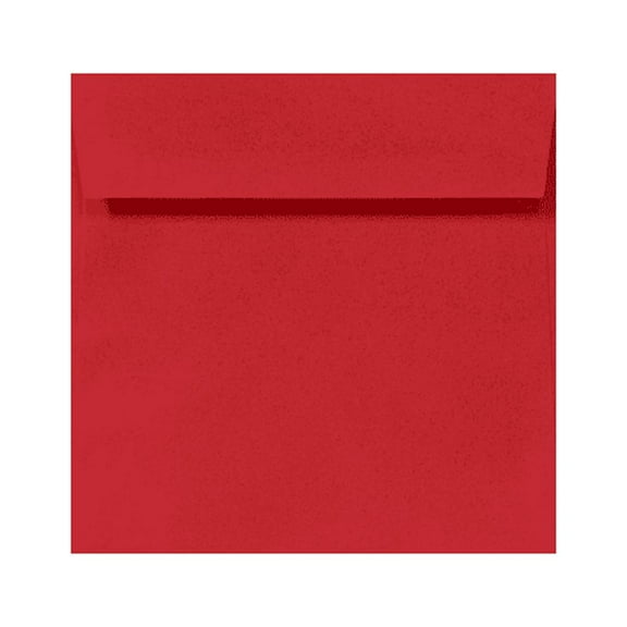 LUXPaper 6 1/4 x 6 1/4 Square Envelopes, Ruby Red, 500/Pack