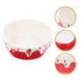 thumbnail image 3 of Nicehomfit Ceramic Pet Bowl for Hamster Use Red Easy to Clean and Store 3.5 Inches Diameter, 3 of 10