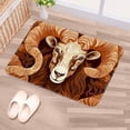 thumbnail image 5 of Aries Constellation Non-Slip Polyester Door Carpet Bath Rugs Floor Mat Machine Washable, 5 of 6
