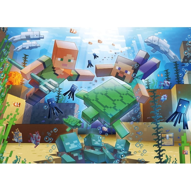 Rompecabezas Ravensburger Minecraft Mosaic 1000 piezas