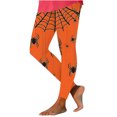 thumbnail image 3 of QATAINLAV Women Halloween Costumes, Legging for Women Butt Lift High Waist Sport Pants Funny Graphic Prints Athletic Tights Prime Today Orange XL, 3 of 7
