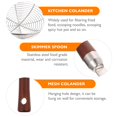 thumbnail image 4 of Stainless Steel Strainer Kitchen Skimmer Ladle Kitchen Wire Sieve Hot Pot Colander Spoon, 4 of 4