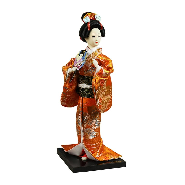 Colaxi Ethnic Japanese Geisha Dolls 9 inch Asian Geisha Doll for