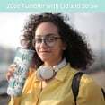 thumbnail image 6 of 20 oz Skinny Tumblers with Lid and Straw, 6 of 6