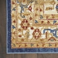 thumbnail image 4 of Nourison Grafix Center medallion Navy Gold 5'3" x 7'3" Area Rug (5x7), 4 of 8