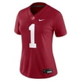 thumbnail image 2 of Women's Nike #1 Crimson Alabama Crimson Tide Game Jersey, 2 of 3