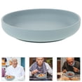 thumbnail image 4 of KAKOWELY Silicone Scoop Plate Elderly Care Spill-Proof Plate with Suction Cup Base Disabled Non-Slip Tableware,7.68X"X7.68"X1.57", 4 of 5