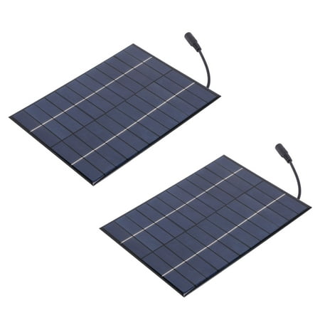 

2X 12V 5.2W Mini Solar Panel Polycrystalline Solar Cells Silicon Epoxy Solar DIY Module System Battery Charger