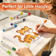 Finenolo 12 Colors Twist Crayons for Kids,Non Toxic Washable Crayons, Easy-Grip Silky Crayons, Gift for Boys and Girls, Art Supplies for Classroom School,3+