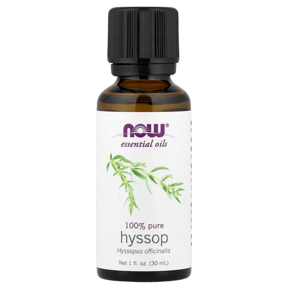 NOW Foods Essential Oils, Hyssop, 1 fl oz (30 ml)