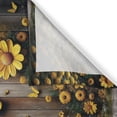 thumbnail image 3 of Ambesonne Rustic Kitchen Curtains, Yellow Farmhouse Romance, 55"x36", Mustard Taupe Caramel, 3 of 3