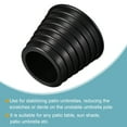 thumbnail image 4 of Uxcell 2 Inch Table Umbrella Hole Ring Cap and 1.5 Inch Umbrella Cone Wedge Set, Black, 4 of 6