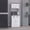 White/Black, variant on Apex 66.3" H Kitchen Pantry with Drawer, 2 Cabinets, and Microwave Stand, White