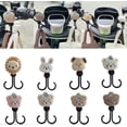thumbnail image 2 of 2pcs Baby Stroller Hook Cartoon Animal Double Hooks For Diaper Bag Shopping Bag Hanger Motorcycle, 2 of 4