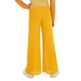 thumbnail image 3 of Haitryli Big Girls Lyrical Dance Clothes Dancing Trousers Wide-leg Pants Modern Jazz Dancewear Gymnastic Bottoms Yellow 12, 3 of 7