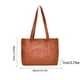 thumbnail image 3 of Bolso de hombro casual para mujer con correa ajustable, material de PU multicolor, cabe teléfono, cartera, gafas de sol, llaves, 36x29x7 cm., 3 of 6