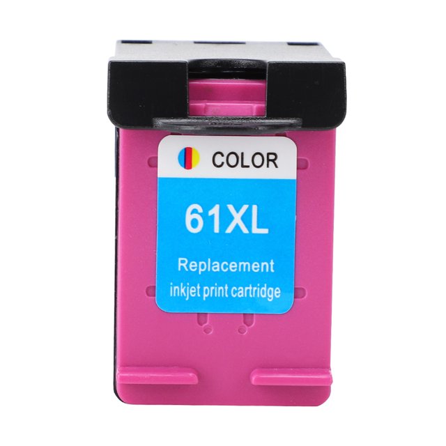 Cartucho de tinta recargable para impresora HP 61 XL Officejet 2620 4639 Deskjet 1000 1050 2000Color