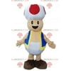 Mascot Toad, mushroom from the video game Mario, Super Mario