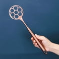 thumbnail image 4 of ReaNea Rose Gold Dough Whisk, Sturdy Football Shape Stainless Steel Flat Whisks for Cooking and Baking, Easy to Clean, 4 of 6