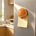 thumbnail image 3 of FufuCrick Burger Squishy 2-Pack Refrigerator Magnet Measuring 37.80 inch Squishy Tactile Sensory Gadget Kitchen Decor for Adult Workspace, 3 of 3