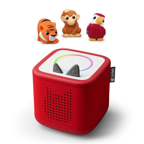 tonies Toniebox 2 Bundle with Jungle Set from My First Tonies – Sunset Red (English)