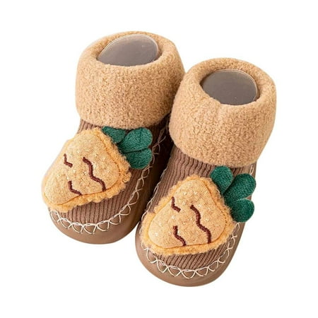 

zuwimk Baby Girl Shoes Baby Boys Girls Moccasins Sneakers Soft Sole Tassels Prewalker Anti-Slip Shoes First Walker Shoes Coffee