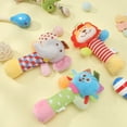 thumbnail image 7 of KABOER 3 Pcs Baby Soft Rattles Toys, Baby Sensory Rattle Toys, Plush Animal Rattle Toys, Infant Squeak Sound Sensory Toys for 0-6 Months Newborn, 7 of 7