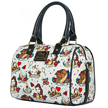 Loungefly - Beauty and the Beast Belle Tattoo Hangbag Bag - Walmart.com ...