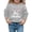 Grey, variant on Crewneck Sweatshirt Boys Girls Christmas Letter Hoodless Long Sleeve Pullover Black 4-5 Years
