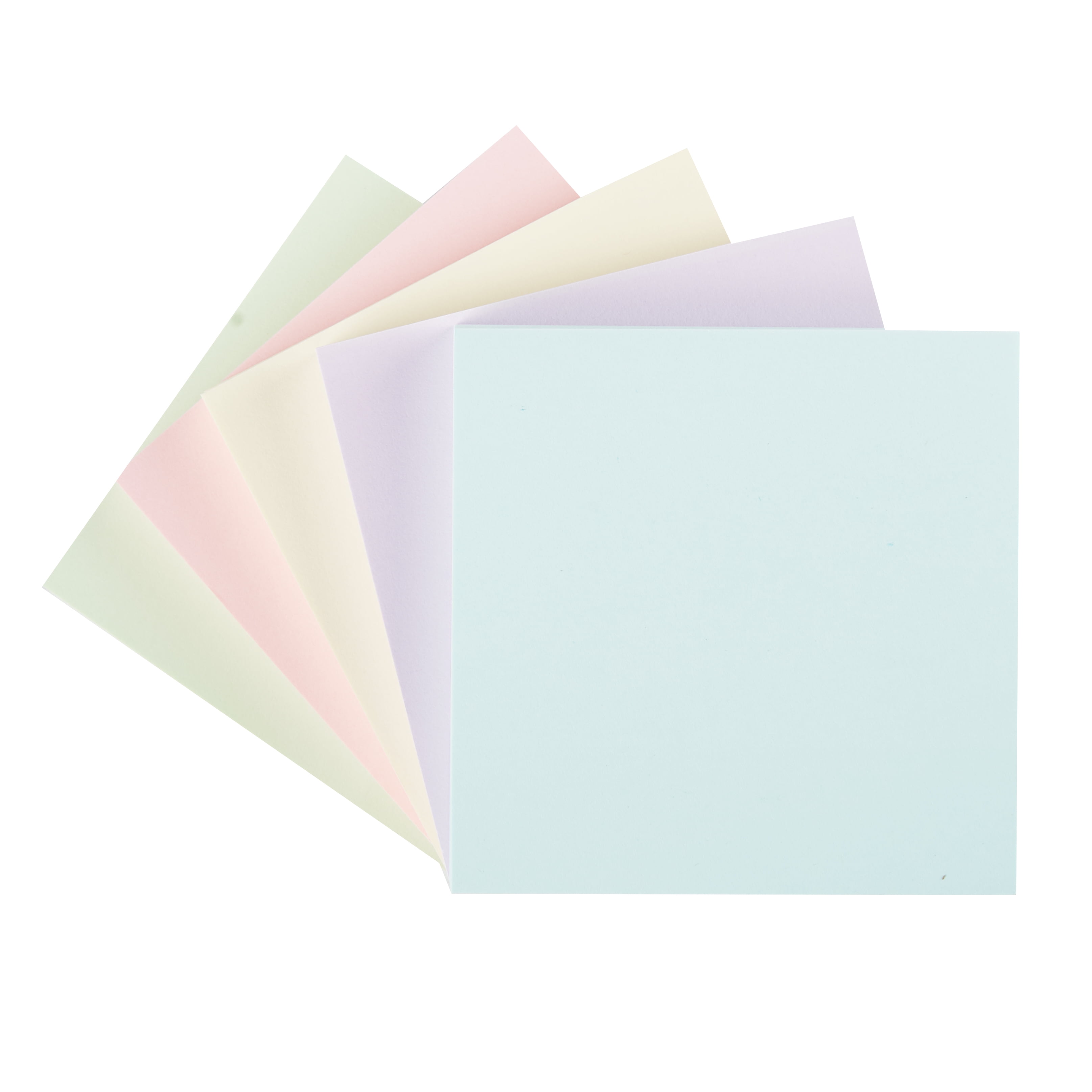 Pen + Gear Pastel Sticky Notes, 12 Pads, 1200 Sheets