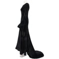 thumbnail image 4 of Vestido de uniforme de Cosplay familiar de Wednesday Addams, disfraz de Morticia de película, pelucas negras para mujer, disfraz de Anime de Carnaval de Halloween, 4 of 4