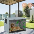 thumbnail image 3 of Jokapy Dog Crate Cover Durable Polyester Pet Kennel Cover Universal Dog Cage Cover for 24-48 inches Wire Dog Crate, 3 of 7