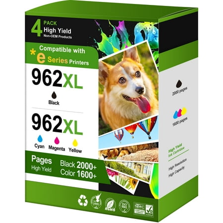 962 Ink Cartridges for HP 962XL Ink Cartridges for HP Officejet Pro 9015e 9015 9010 9018e Printers