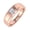 Pink, variant on 14K Rose Gold Channel Set Diamond Solitaire Wedding Band Ring (0.18 Carat) (Ring Size 10)