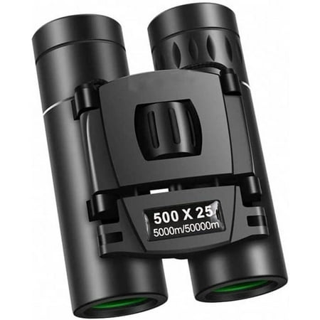 Alex 500x25 HD Long Range Binoculars - 5000M Folding Mini Telescope Powerful Zoom Optics for Hunting Sports Camping Travel Outdoor Adventures Perfect Gifts for Halloween Thanksgiving Christmas