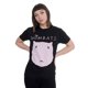 thumbnail image 1 of The Wombats - Camiseta Logotipo de Algodón para Adultos Unisex (Negro), 1 of 2