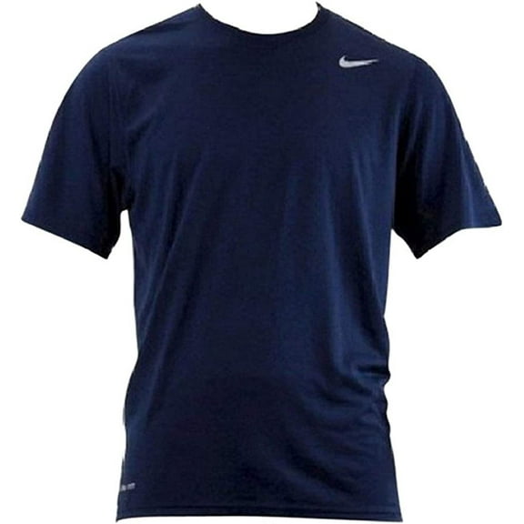 Nike 727982-419: Men's Dri-Fit Legend Navy Short Sleeve T-Shirt (Small)