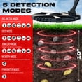 thumbnail image 3 of Detector de metales RIPTIC, impermeable, bobina puntera de 25 cm, 3 of 8