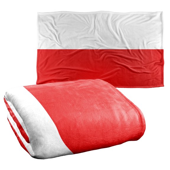 Polish Flag Silky Touch Super Soft Throw Blanket 36" x 58"