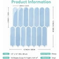 thumbnail image 3 of Thicker Blue Peel and Stick Backsplash - 10 pcs of 12" x 12" - 3D Adhesive Peel and Stick Tiles Backsplash for Kitchen, Bathroom, Removable, Waterproof, Vinyl Wall Tile, 3 of 6