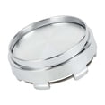 thumbnail image 1 of Tapa central de rueda universal Unique Bargains 66mm 2.60" OD Cubiertas de cubo de vehículo de plástico tono cromo plateado, 1 of 5