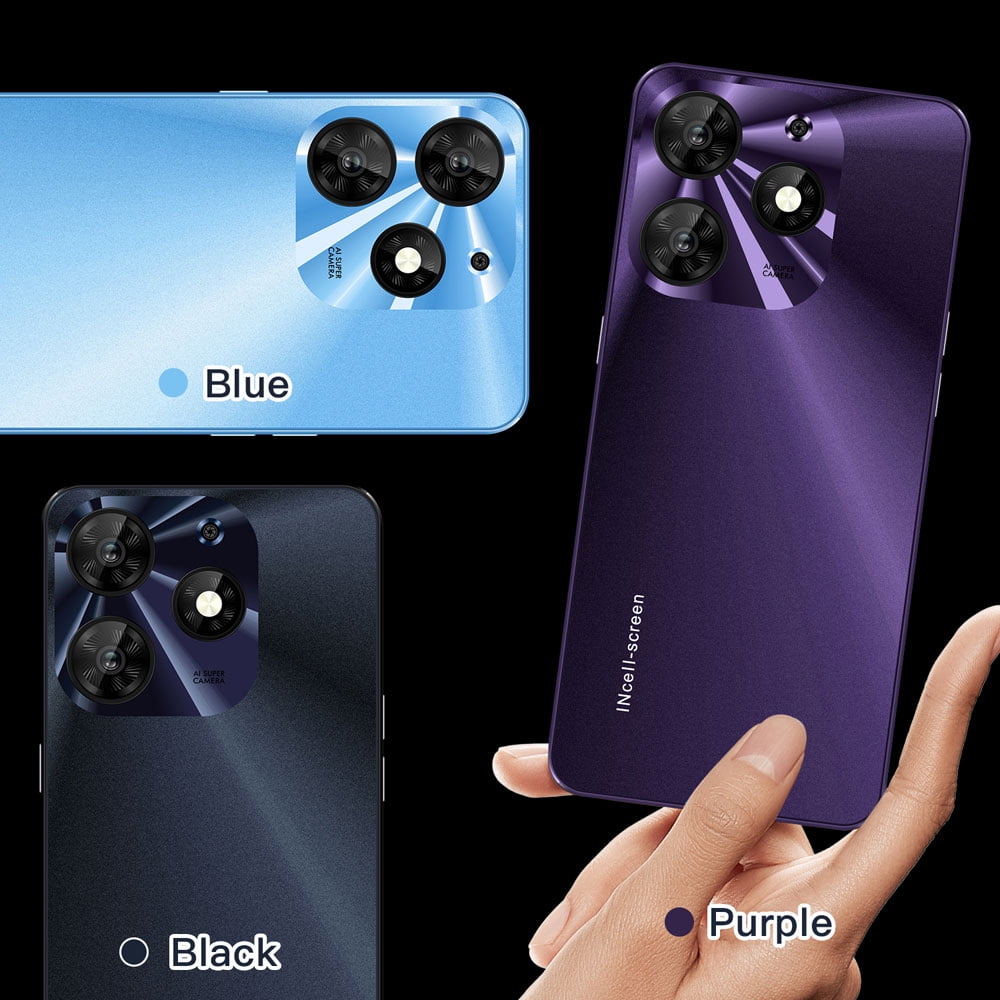Global Version Unlocked Android Phones, Chycet  6.52" Incell Screen ， Cell Phones 4G Dual Sim Smartphone , 3GB + 64GB ,13MP + 5MP Camera ,  Mobile Phones,T-Mobile ，Spark 10 Pro