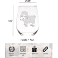 thumbnail image 3 of C&M Personal Gifts 17 oz Lamb Stemless Wine Glass, 3 of 5
