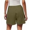 thumbnail image 4 of Weiqiqre Women Shorts High Waisted Stretchy Bermuda Shorts for Women Quick Dry Summer Casual Shorts, 4 of 7