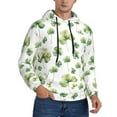 thumbnail image 2 of Rateoe St Patrick's Day3 Pattern Mens Hoodie, Pullover Hooded Sweatshirt, Kangaroo Pocket Hoodie Ideal for Daily Wear, Travel and Home-Small, 2 of 7
