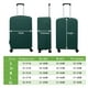 thumbnail image 2 of Cubierta de Equipaje Uxcell para Viajes y Negocios con Diseño Elástico para Viajes de Negocios 28-29 pulgadas Verde Oscuro, 2 of 7