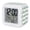White, Grass Green, Cerulean, Sand, variant on Cartoon Brontosaurus Digital Alarm Clock for Bedrooms,Smart LED Alarm Clock with 7 Color Changing Night Light,Tropical Leaves Animal Dino Eggs Green Silent Wake Up Clocks for Sleep Study 3.2"x3.2"