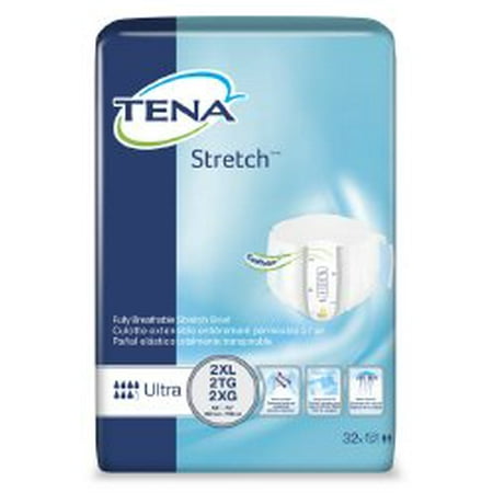 TENA Stretch Ultra Diaper Brief XXL Breathable 61390 64/Case - Walmart.com